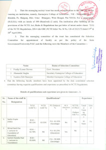Affidavit Regurding Staff D El Ed (3)